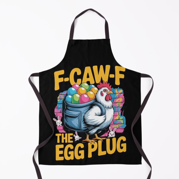 Item preview, F-Caw-F The Egg Plug Funny Easter Chicken Backpack T-Shirt V6 designed and sold by DarylWelsh2024.