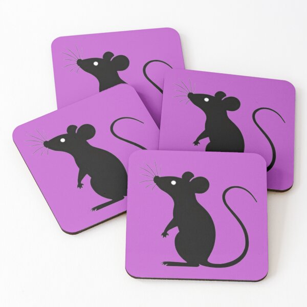 Item preview, Minimalist Rat Silhouette Urban Stencil Art designed and sold by AlxVel.