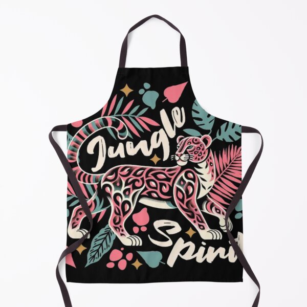Item preview, Jungle Spirit - Pink Leopard & Tropical Leaves designed and sold by GenZFashion000.