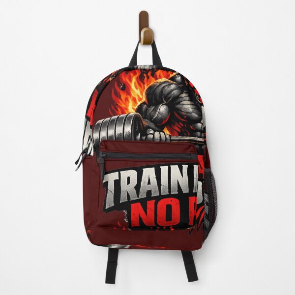 Item preview, Train Insane Beast Mode Gorilla Gym Workout No Pain No Gain Fitness T-Shirt Design designed and sold by Nixora.