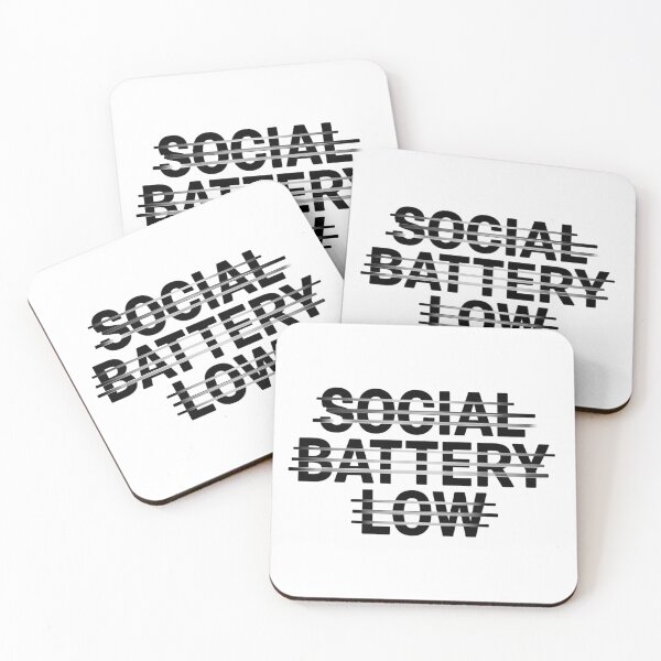 Item preview, Social Battery Low Glitch Shirt Digital Aesthetic, brafdesign designed and sold by Brafdesign.