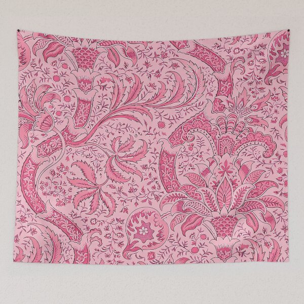Item preview, William Morris Floral Pattern Pink designed and sold by maniacfitness.