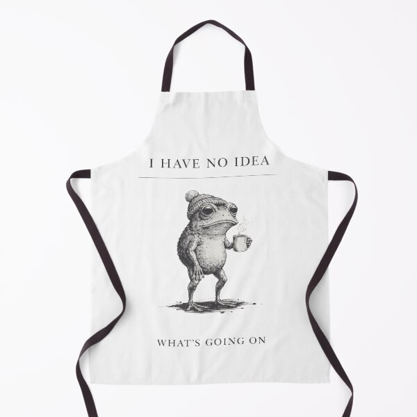 Item preview, Funny Frog Meme I Have No Idea What’s Going On Vintage Confused Frog Coffee Aesthetic Graphic designed and sold by JerdbordinShop.