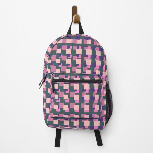 Artikelvorschau, Weiche geometrische abstrakte Quadrate – Modernes abstraktes Pastellmuster – Pastellrosa, Lavendel, Flieder, Lila entworfen und verkauft von CreativeCanvas8.