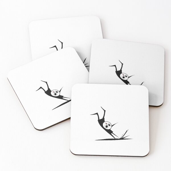 Item preview, Funny Falling Stickman Sticker - "I'm Fine" Mood designed and sold by LYZ7VANI.