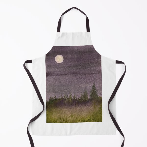 Item preview, Moon with Purple Sky designed and sold by Lisa Neuman Watercolors.