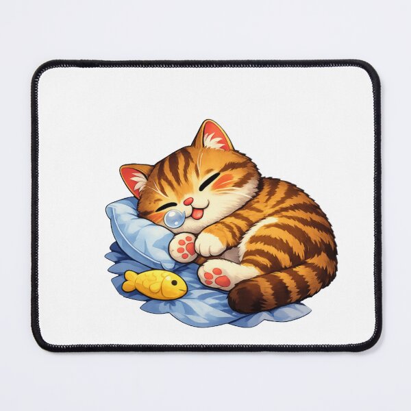 Item preview, sleeping cute kitten designed and sold by CozyAStudio.