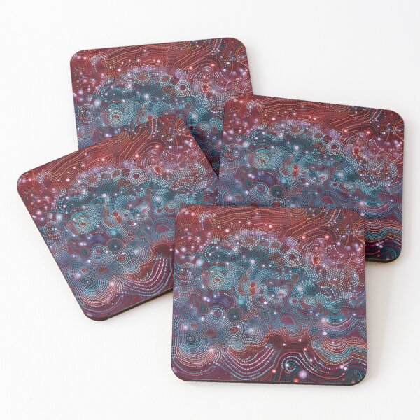 Item preview, Aboriginal Inspired Dot Art - Lava Rain designed and sold by GrinGalore.