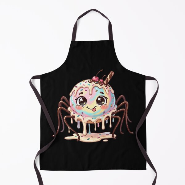 Item preview, Ice Cream Spider Cutie – Sweet Dessert Creature Motif designed and sold by Herzbaumatelier.