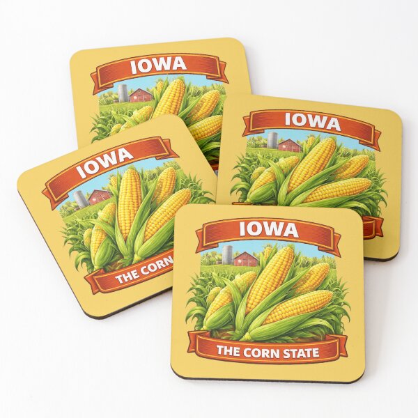 Item preview,  lowa - The USA Corn State designed and sold by Myra365Art.