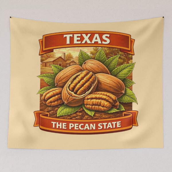 Item preview, Texas - The USA Pecan State designed and sold by Myra365Art.