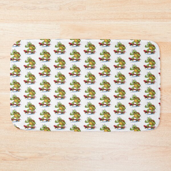Item preview, Funny cartoon turtle on skateboard designed and sold by PriyankaSonara.