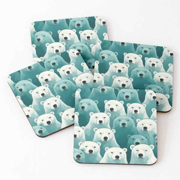 Item preview, Northern Bears Pattern designed and sold by GrinGalore.