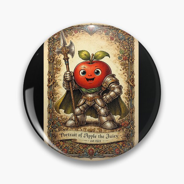 Item preview, Portrait of 'Apple the Juicy', the very fruity designed and sold by NubesDesignCH.