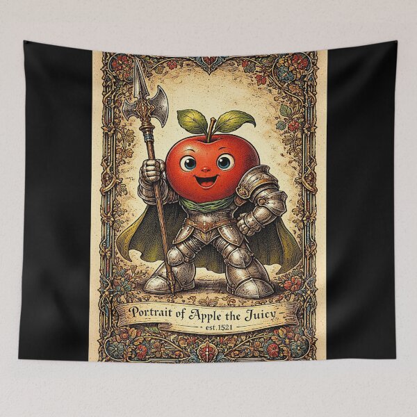 Item preview, Portrait of 'Apple the Juicy', the very fruity designed and sold by NubesDesignCH.