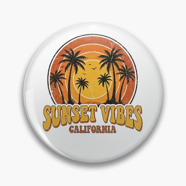 Item preview, California Retro Sunset Vibes Vintage Palm Trees Aesthetic designed and sold by Krfto.