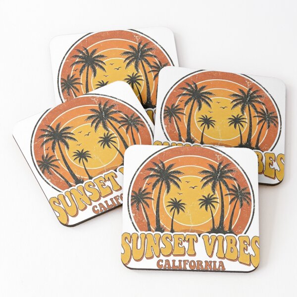Item preview, California Retro Sunset Vibes Vintage Palm Trees Aesthetic designed and sold by Krfto.