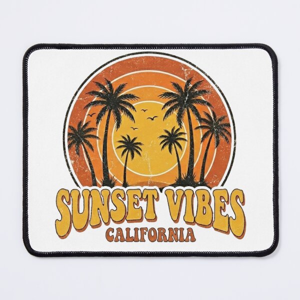 Item preview, California Retro Sunset Vibes Vintage Palm Trees Aesthetic designed and sold by Krfto.
