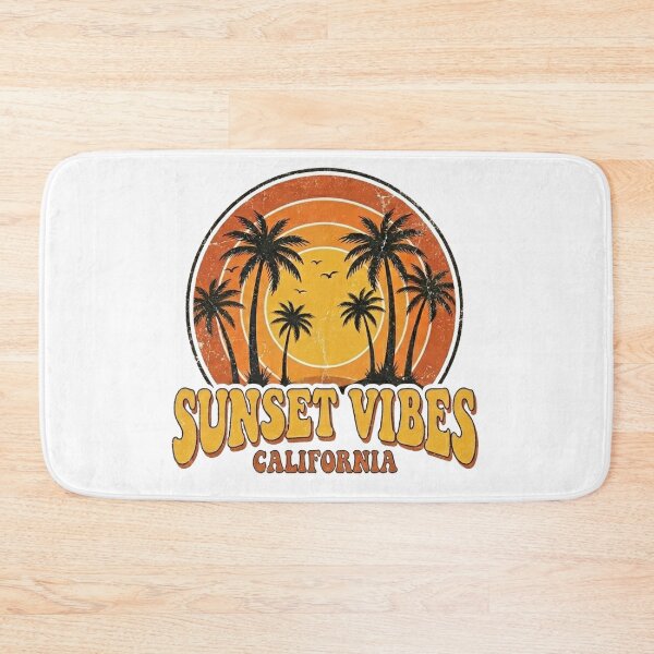 Item preview, California Retro Sunset Vibes Vintage Palm Trees Aesthetic designed and sold by Krfto.