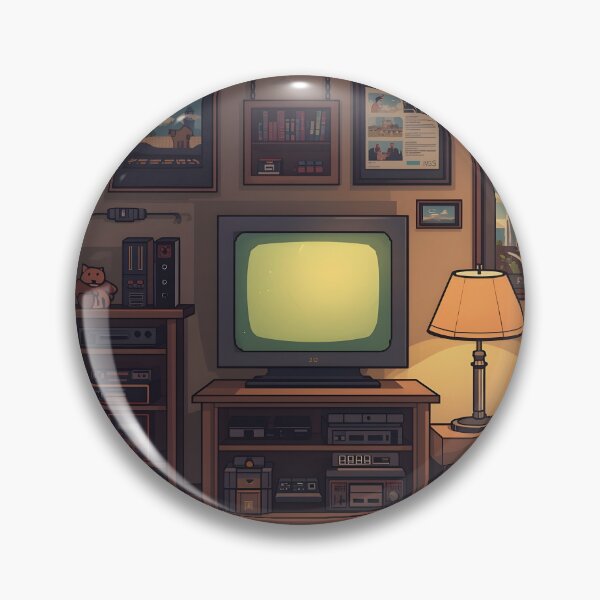 Item preview, Cozy Retro Gaming Shrine Pixel Art Room designed and sold by ThePixelArchive.