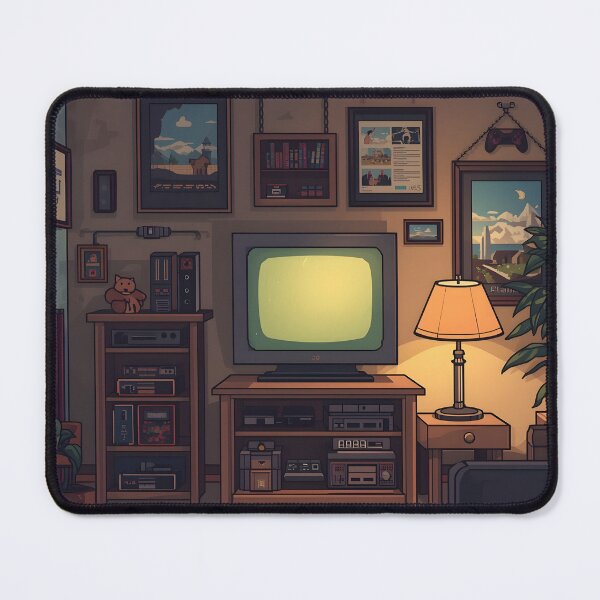 Item preview, Cozy Retro Gaming Shrine Pixel Art Room designed and sold by ThePixelArchive.