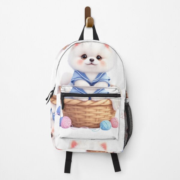Item preview, Cute Puppy in Basket designed and sold by SilentCanvasX.
