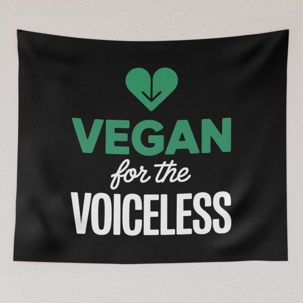 Item preview, Vegan for the Voiceless Veggie Lover Vegan designed and sold by PunkNation-Arts.