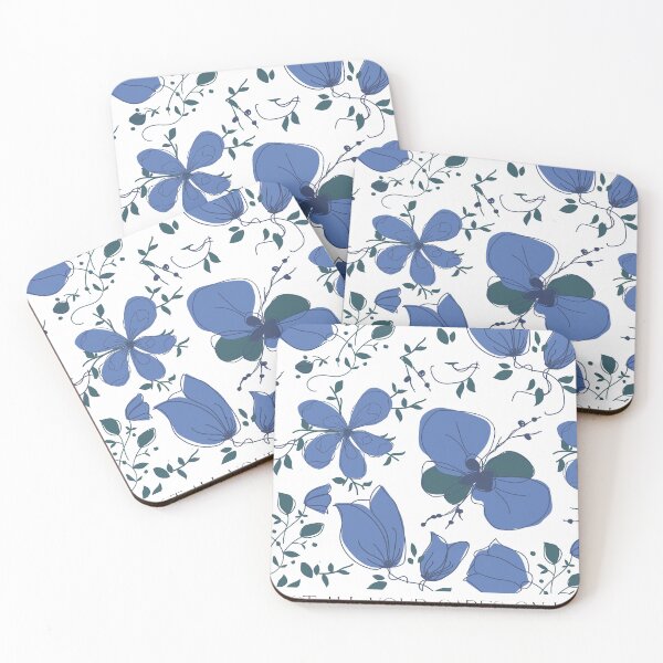 Item preview, 1st Peter 5:7 blue floral designed and sold by immagymnast.