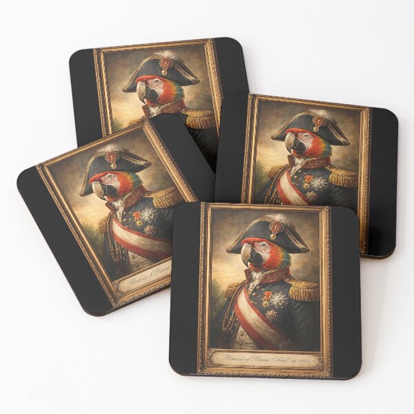Item preview, Portrait of 'Parrot Adolf' the very Napoleon designed and sold by NubesDesignCH.