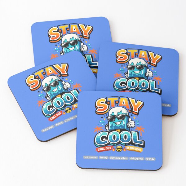Item preview, Stay Cool Ice Cream Funny Summer Graphic T-Shirt  Chill Vibes Trendy Streetwear Design designed and sold by Nixora.