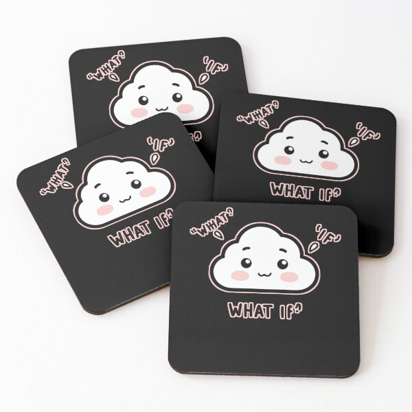 Item preview, “Overthinking Cloud – Cute Anxiety Kawaii Sticker” designed and sold by Migiteart.