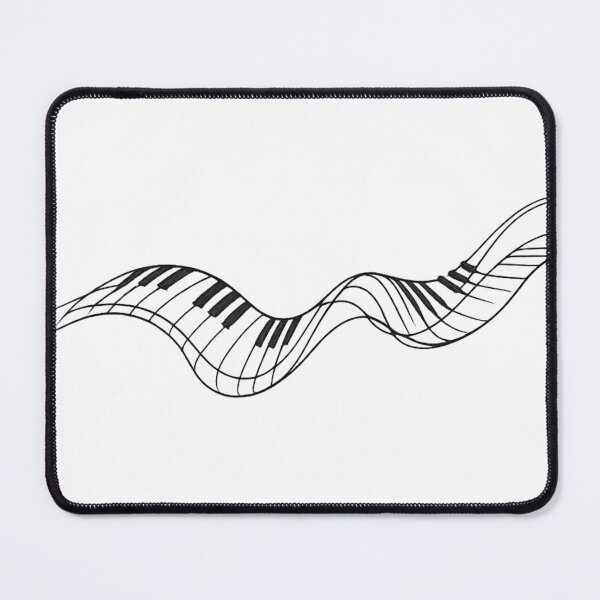 Item preview, Abstract Music Wave Piano Line Art designed and sold by BlairWynne.