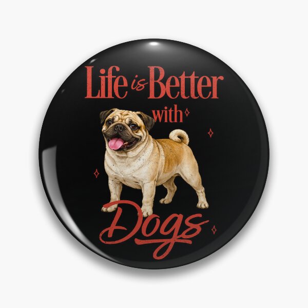 Item preview, LIFE IS BETTER - PUG | Pets and Dogs lovers for Men and Women t-shirt designed and sold by panchiTWO.
