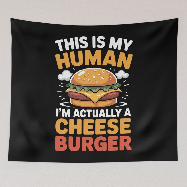 Item preview, This Is My Human I'm Actually A Cheeseburger designed and sold by PunkNation-Arts.