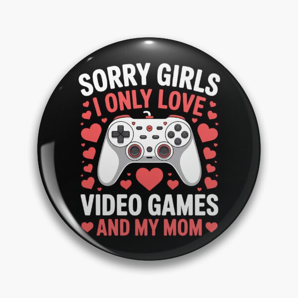 Item preview, Valentine's Day Video Games Heart Valentines Day designed and sold by PunkNation-Arts.