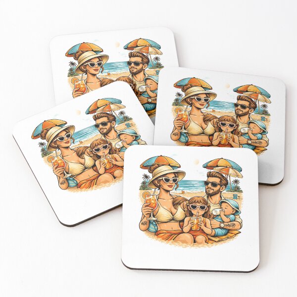 Item preview, Family Beach Vibes – Mom Spritz Dad Beer Kids Summer Life designed and sold by Antonrec86.