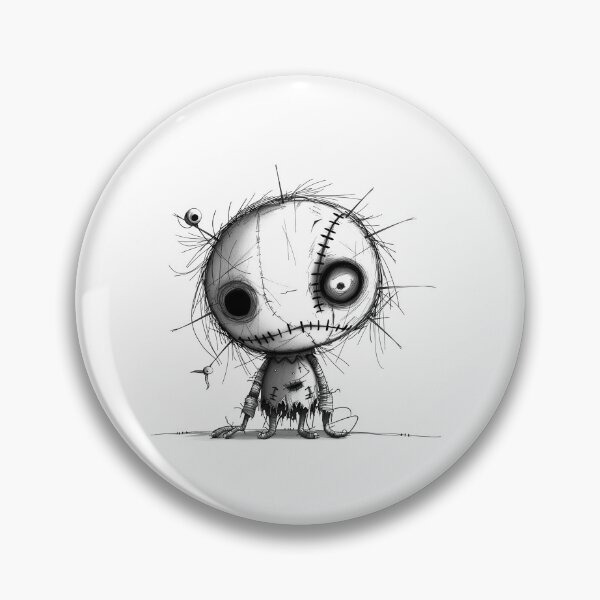 Item preview, Creepy Stitched Doll | Dark Whimsical Gothic Horror Art designed and sold by inkoutninja.
