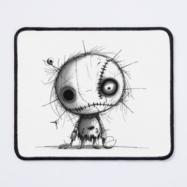 Item preview, Creepy Stitched Doll | Dark Whimsical Gothic Horror Art designed and sold by inkoutninja.