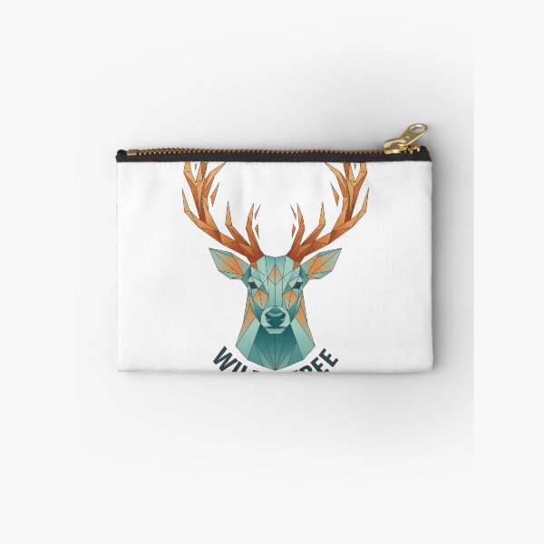 Item preview, Geometric Deer Head Wild and Free Low Poly Nature Illustration designed and sold by seven things shop.