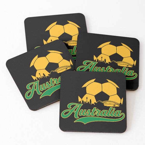 Item preview, Retro Australia Soccer Skyline Football Fan Graphic  designed and sold by Imaginationbeyond.