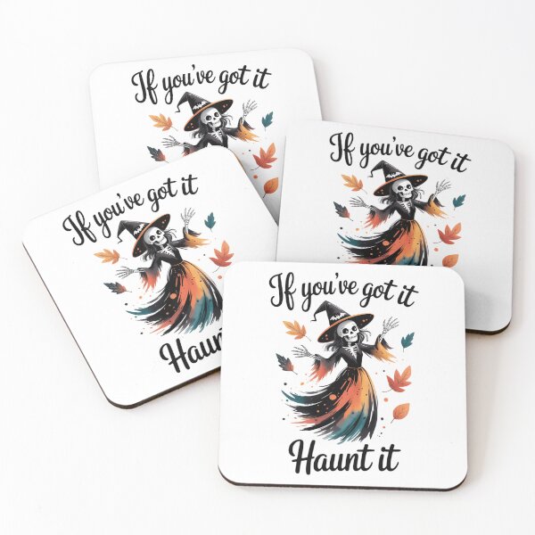 Item preview, Watercolor Skeleton Chic Witch Colorful Halloween Cute Halloween Party Horror designed and sold by PunkNation-Arts.