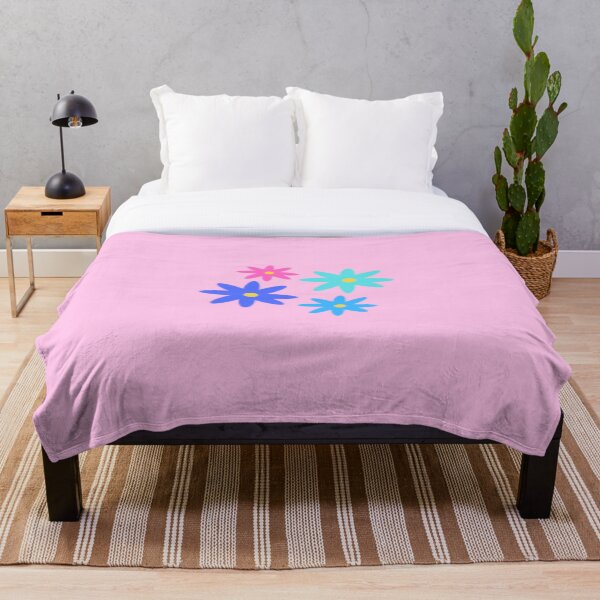 Item preview, Colorful Daisy Graphic in Baby Pink designed and sold by Ink & Print Store .