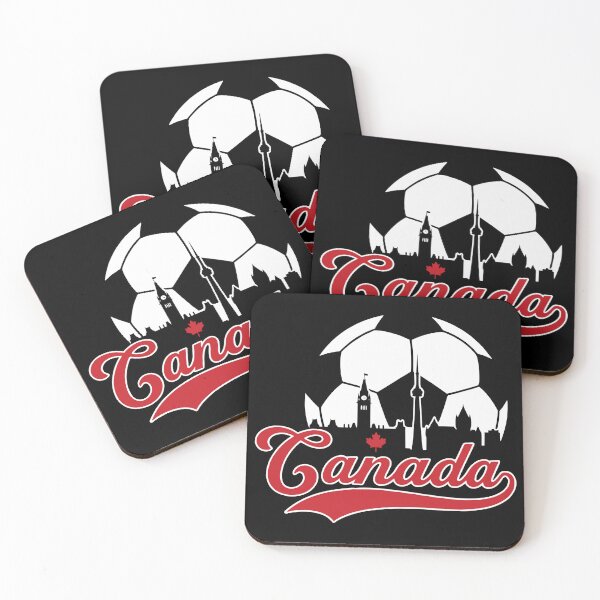 Item preview, Retro Canada Soccer Fan Skyline Football Graphic designed and sold by Imaginationbeyond.