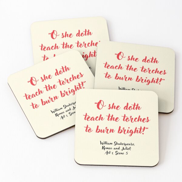 Item preview, Cool Shakespeare Quote from Romeo and Juliet designed and sold by CharlottePlaceArt.