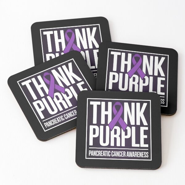 Item preview, Think Purple Pancreatic Cancer Ribbon Awareness designed and sold by HellD3vil-Art.