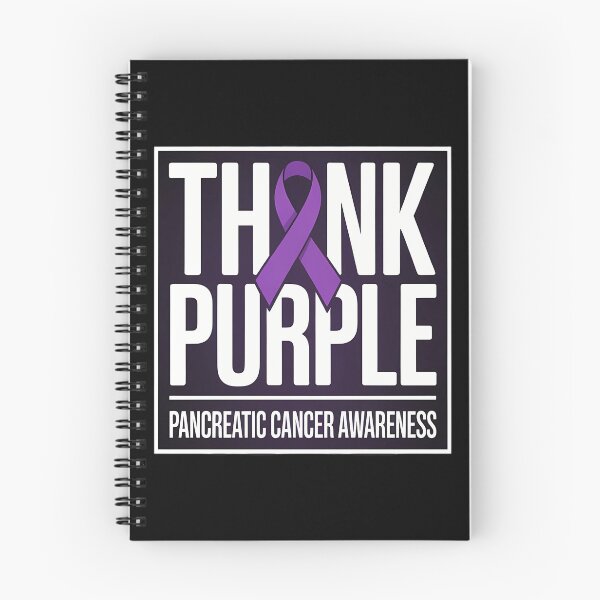 Item preview, Think Purple Pancreatic Cancer Ribbon Awareness designed and sold by HellD3vil-Art.