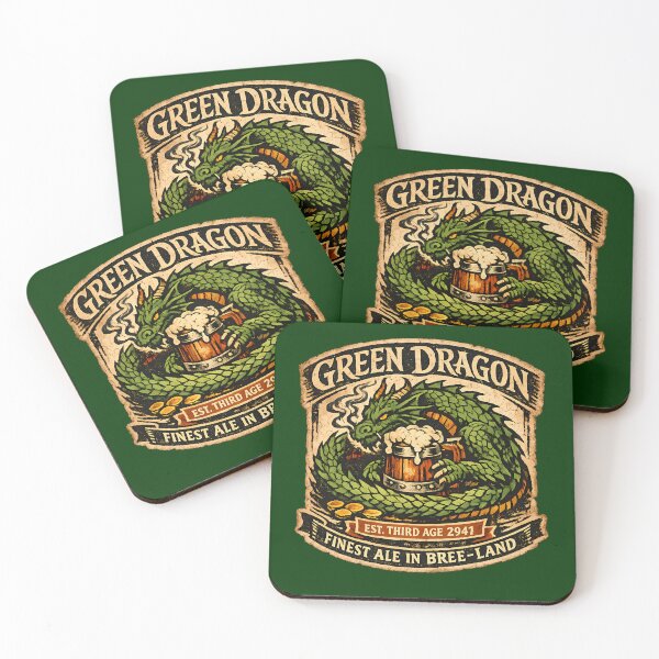 Item preview, Green Dragon Tavern Ale Est Third Age designed and sold by agearb.