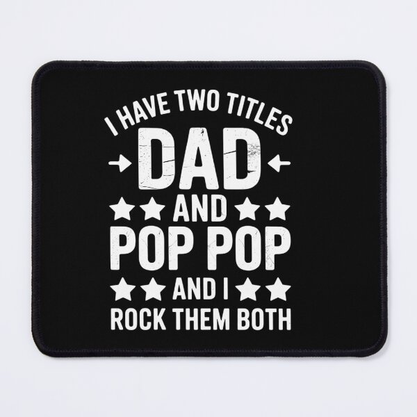 Item preview, Two titles dad pop pop fpr grandpa fathers day or birthday designed and sold by HellD3vil-Art.