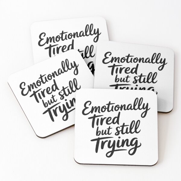Item preview, Emotionally Tired But Still Trying Shirt Mental Health, brafdesign designed and sold by Brafdesign.