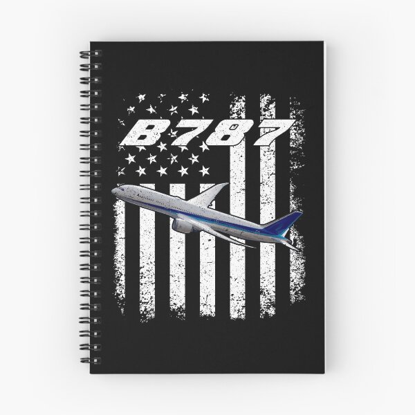 Item preview, B787 American Flag Airplane T-Shirt designed and sold by Emberglowo.